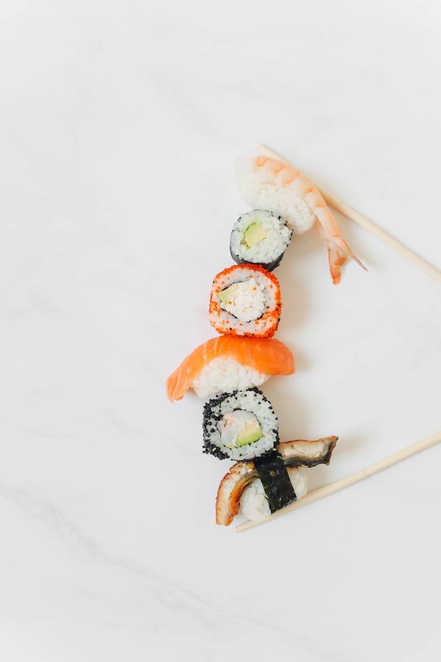 homemade sushi rolls